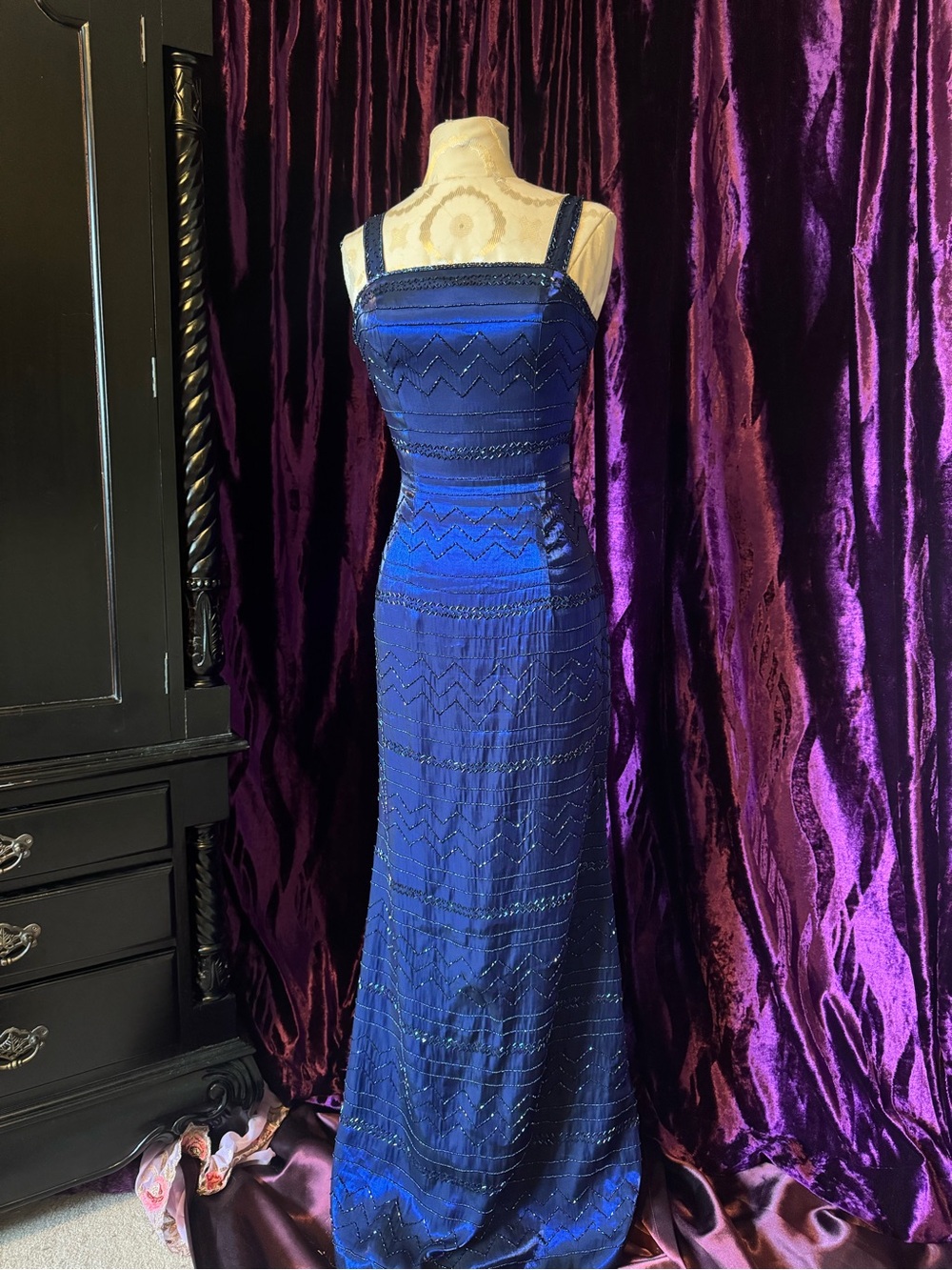 Beautiful Full Beaded Evening Gown